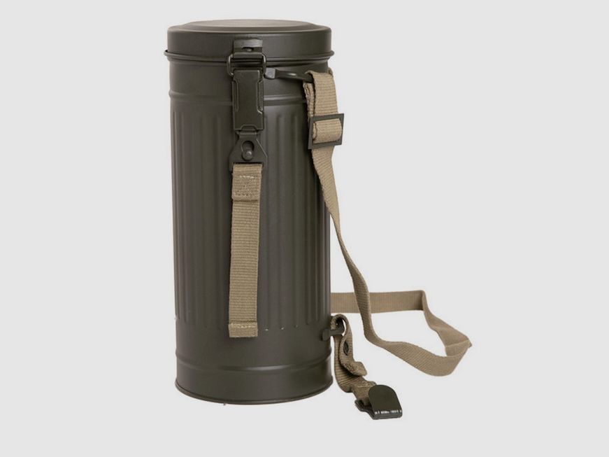 WH Luftwaffe Heer Gasmaskenbüchse Gasmaskendose Maskenbehälter M38