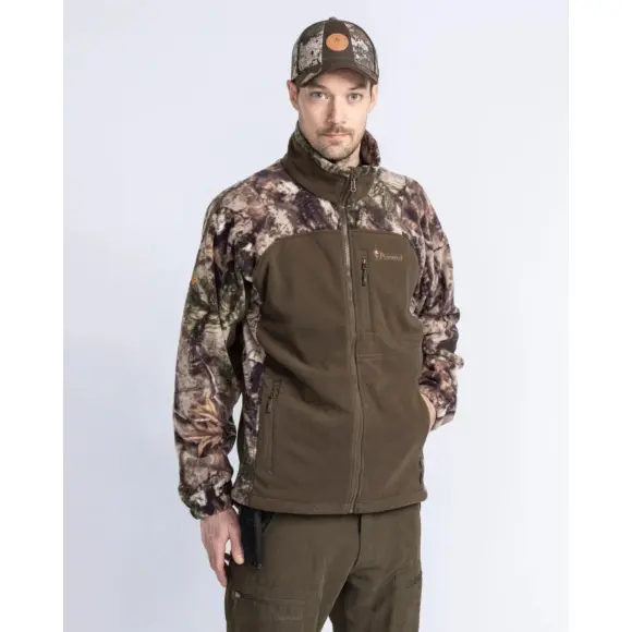 Pinewood Oviken Camou Green Fleece Jacket Men, image 3 of 4
