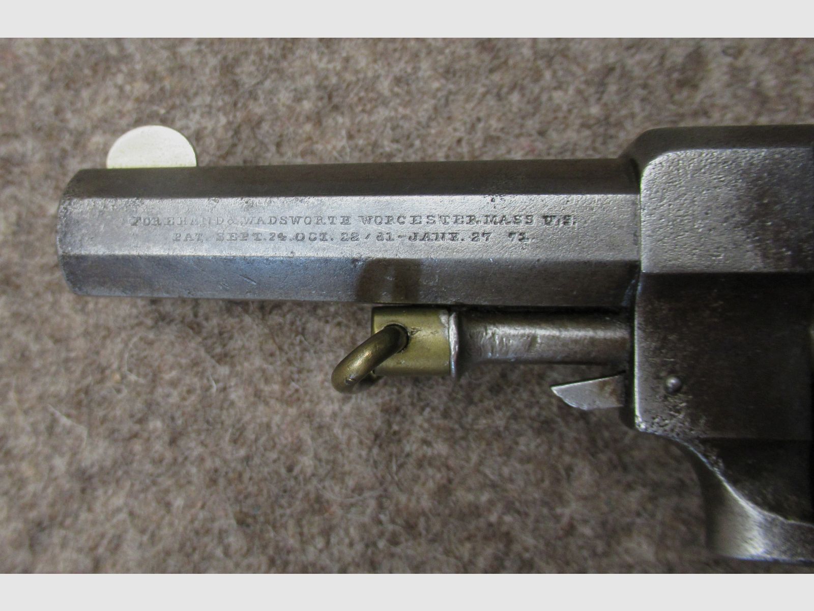Revolver FOREHAND & WADSWORTH mod. "Swamp Angel" Kal. .41 rimfire, Bild 3 von 3