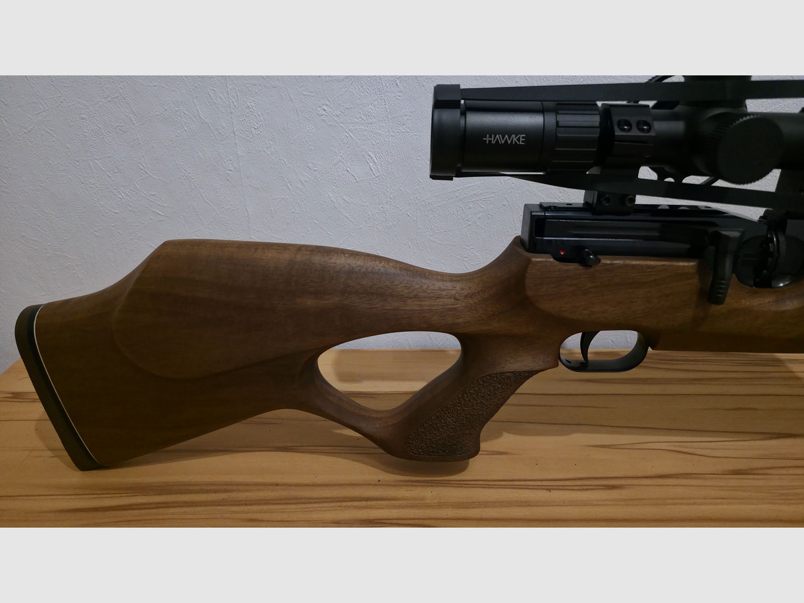 Incense HW 100 T 4.5mm with silencer and Hawke rifle scope 6-24x50 compact