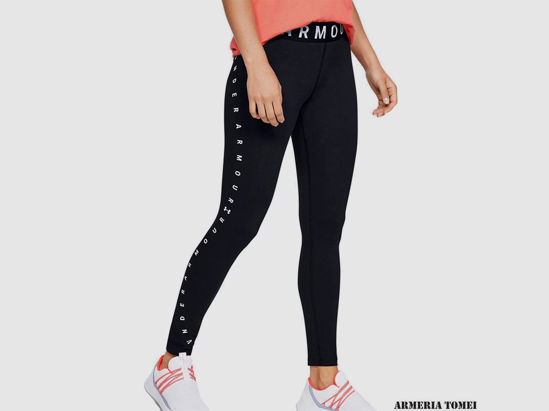 UNDER ARMOUR – FEMMES – LEGGINGS GRAPHIC PRÉFÉRÉS Noir / Blanc – 001, image 2 sur 5