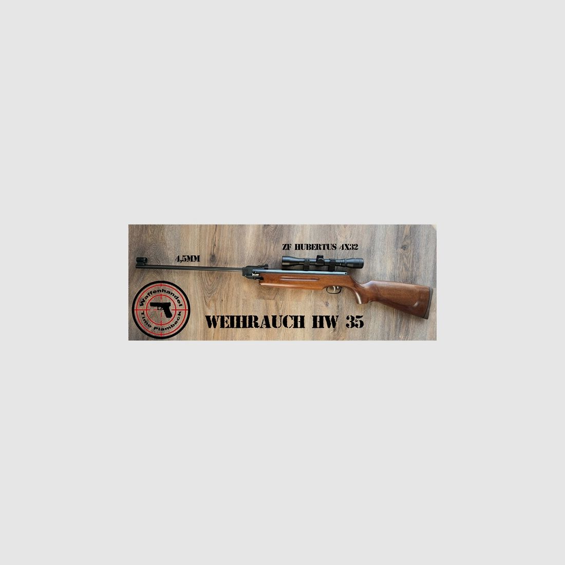 Luftgewehr Weihrauch  Mod. HW35  von 2009  im Kaliber .177/4,5mm