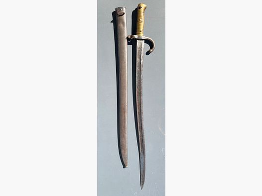 Frankreich: Chassepot Bajonett Modell 1866