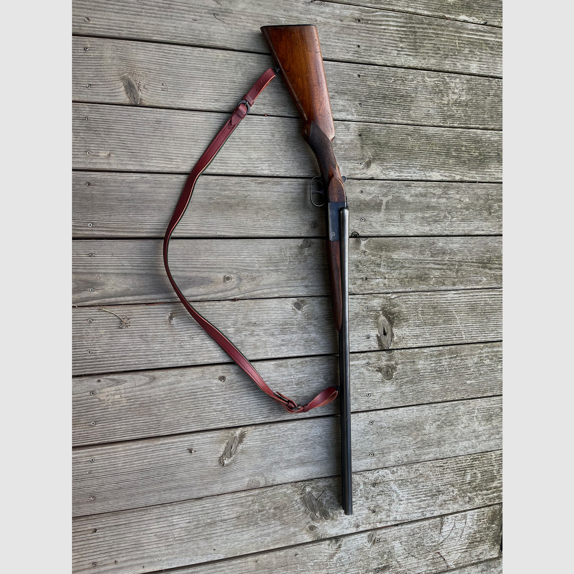 Französische Doppelflinte Manfucature d'armes de Chatellerault (MAC) Kaliber 16/65 mit Doppelabzug