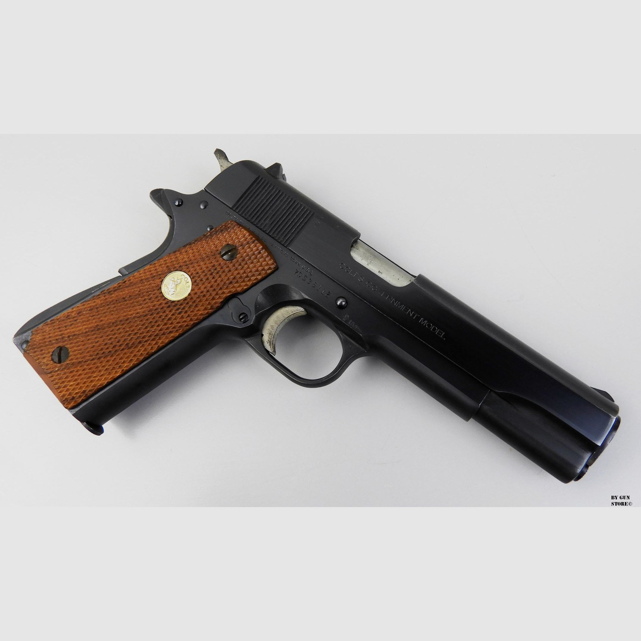 Pistole Colt MKIV Series ’70 mod. GVT Modell .38 Super Auto matr. 70S35112, Bild 4 von 13