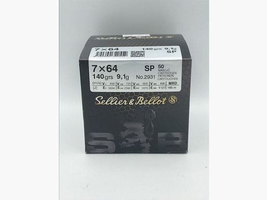 Sellier&Bellot 7x64mm SP 140gr (50)