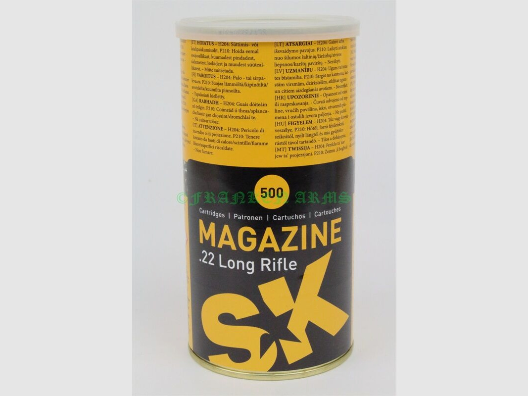 Magazine SK Schönebeck .22 l.r. 40gr. 2,59g 500 pièces Prix dégressifs