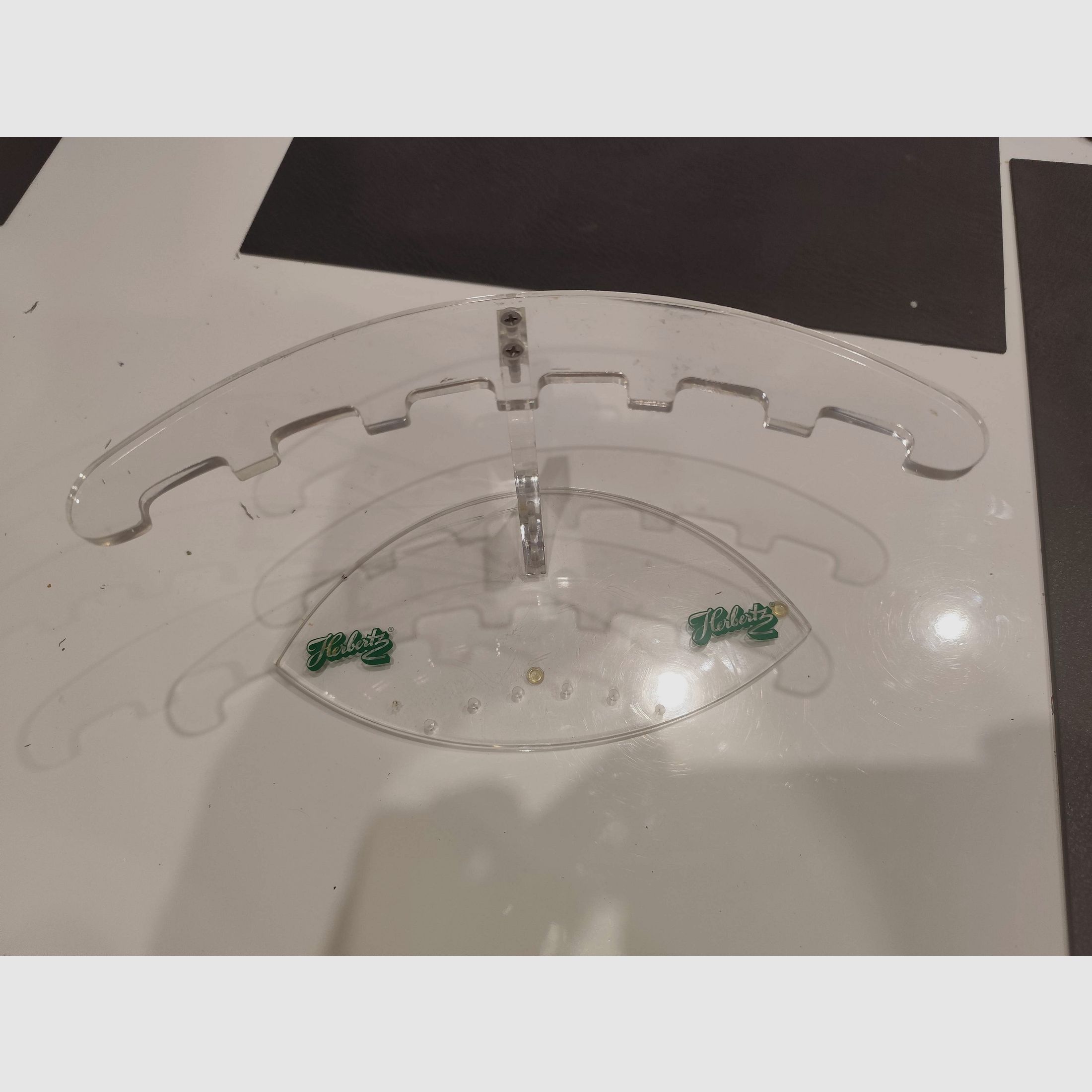 ❗Herbert stojak na noże Plexiglas kolekcjonerski rarytas vintage