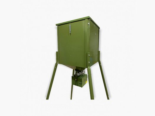 HUNTERA FeedPro M2 12V 100 kg mangiatoia inclusa pannello solare e automatica