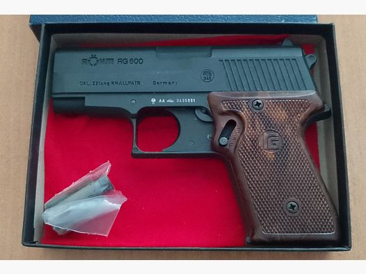 Seltene Röhm RG 600 im Kal. 22 lang oder 6 mm Flobert Knall mit OVP