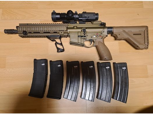 Airsoft HK416 GBB metal completo