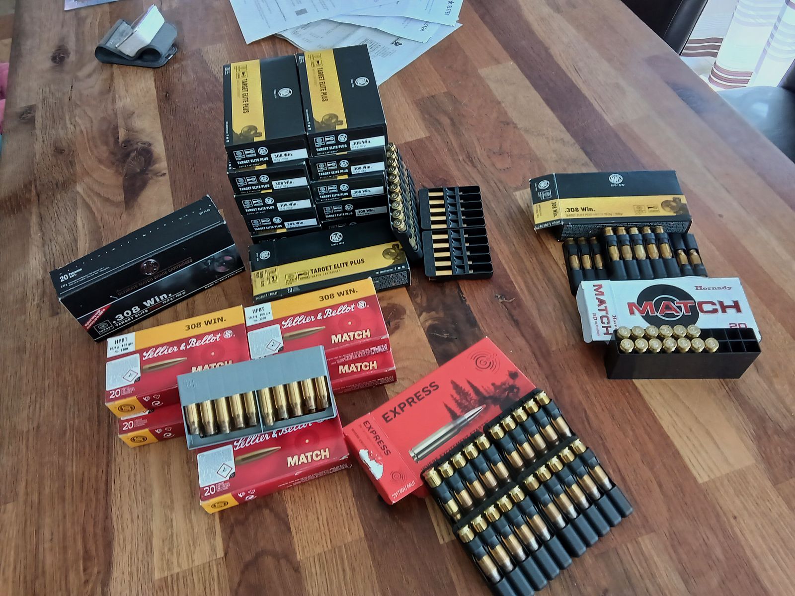 Hülsen .308Win RWS Target Elite Plus, S&B Match für Wiederlader, nur1x benutzt