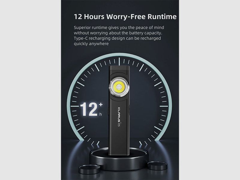 EDC LED-Lampe E5, 600 Lumen, (inkl. Akku), Bild 9 von 13