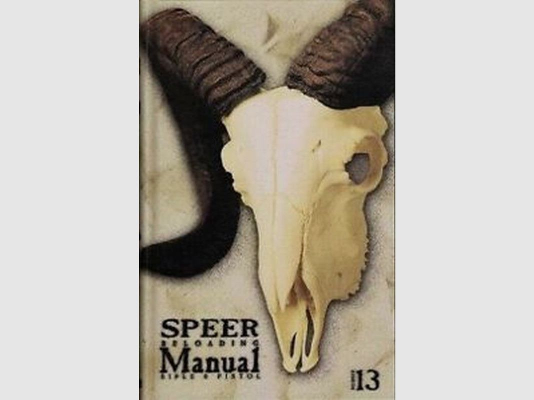 SPEER MANUAL ZUR WIEDERLADUNG 13A AUSGABE, Bild 1 von 3