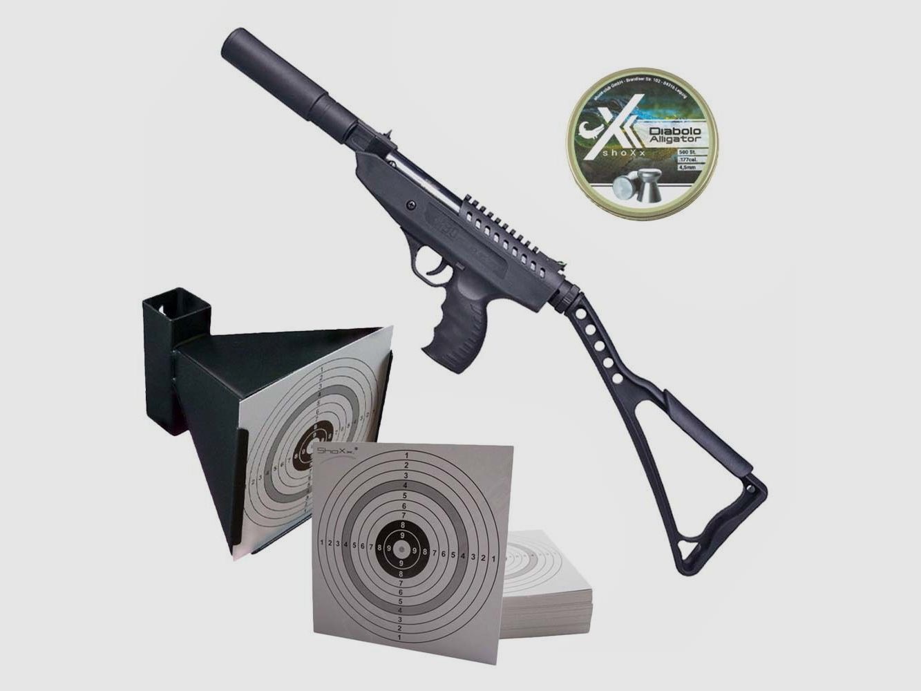 BO Manufacture Hitman Luftpistole Kugelfang