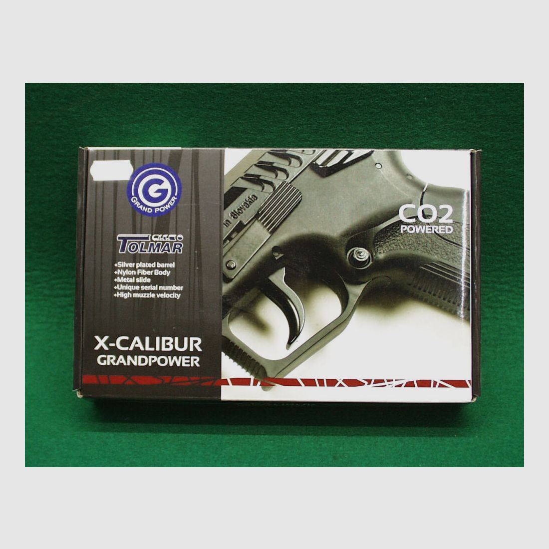 Tolmar	 X-Calibur Grandpower CO2 Pistole