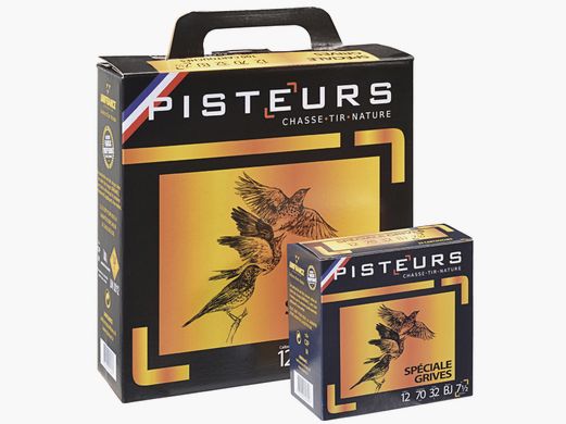 PISTEURS PACK PATRONEN SPEZIAL DROSSEL CAL. 12/70 PB 7.5