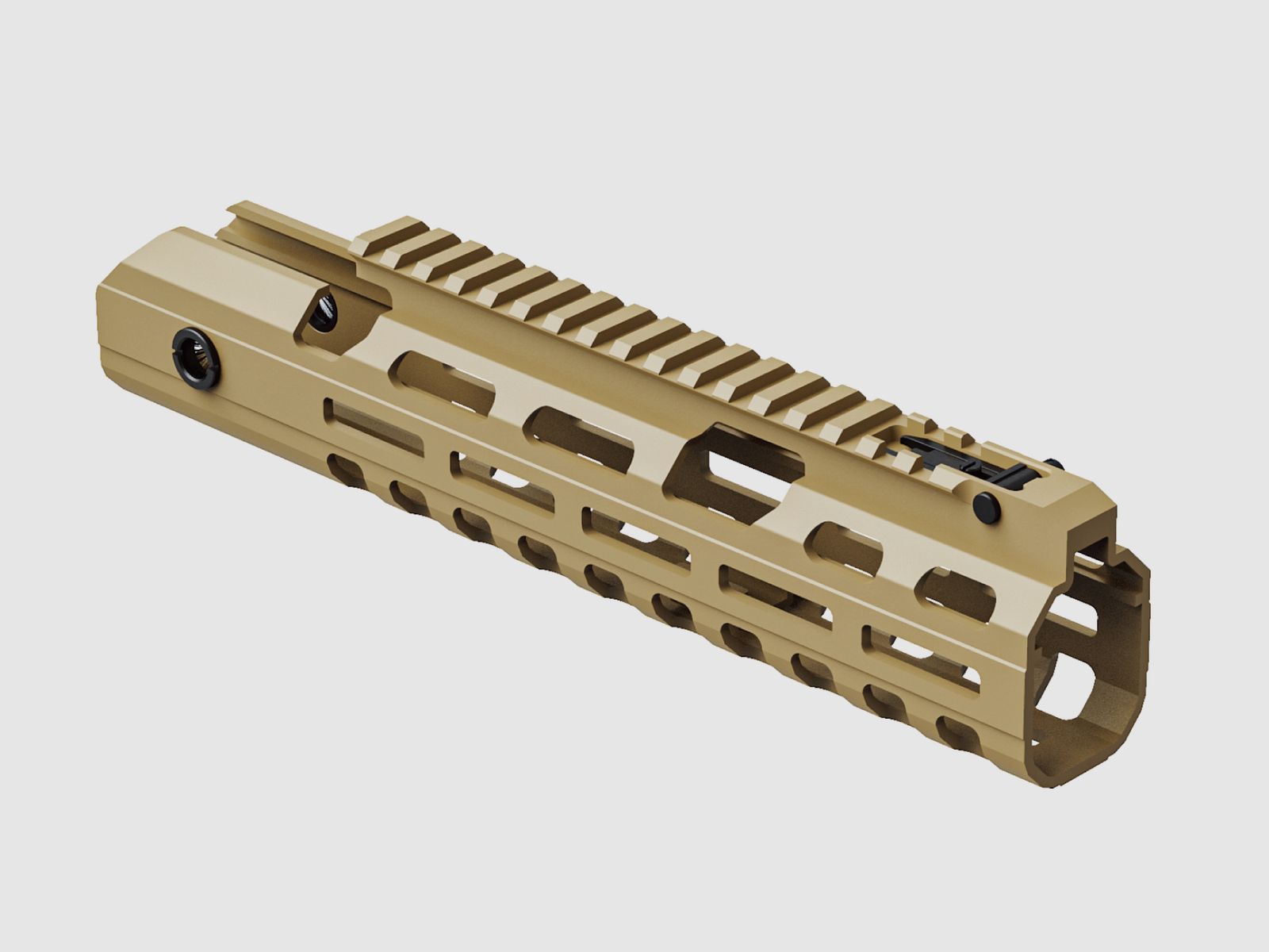 Ares Amoeba Mutant Quick Change Handguard 280mm Donker Aarde