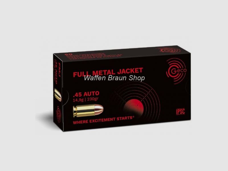 GECO PATR .45 ACP VM 50 STK