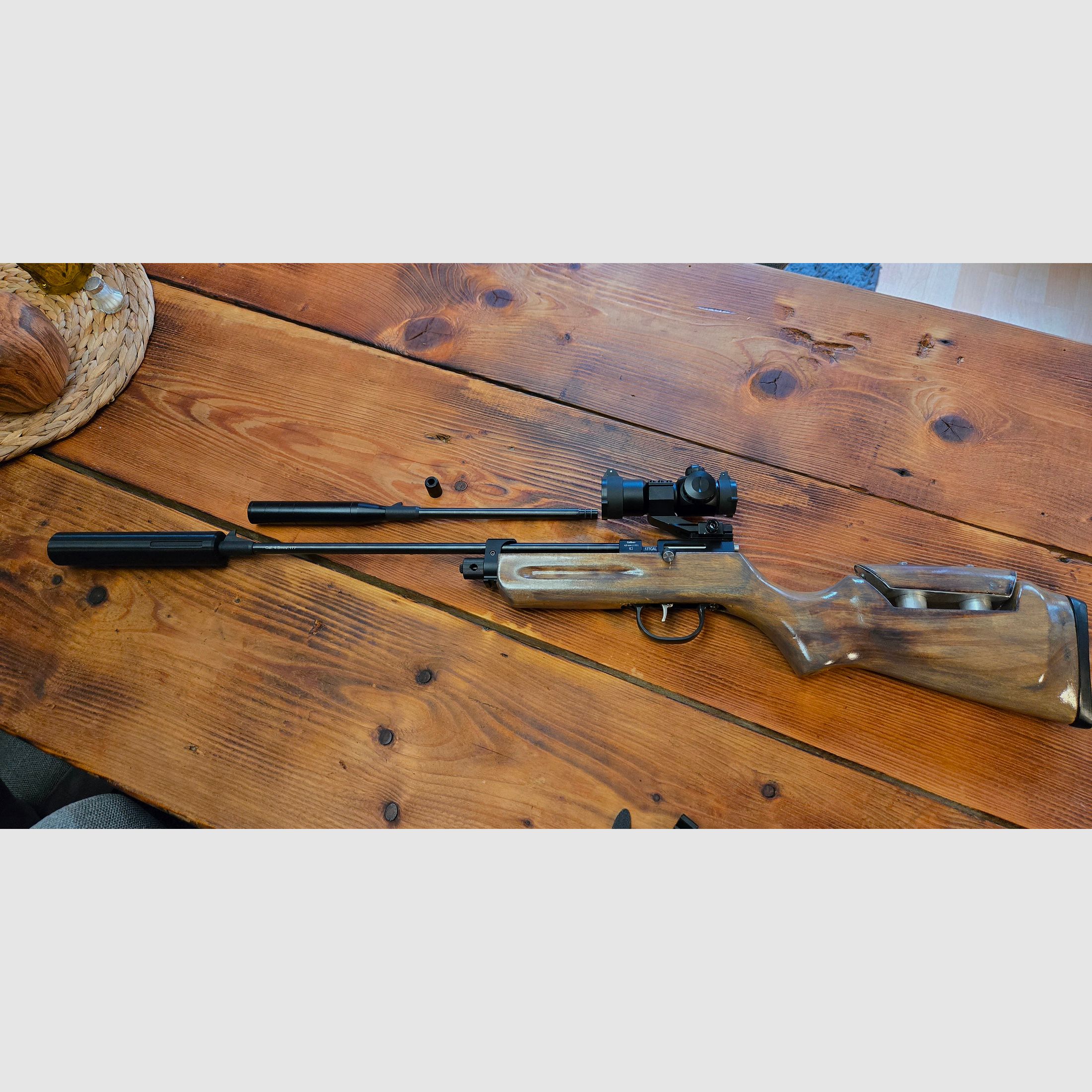 Diana Chaser Gewehr mit Holzschaft CO2 Diabolo 4,5mm Luftgewehr