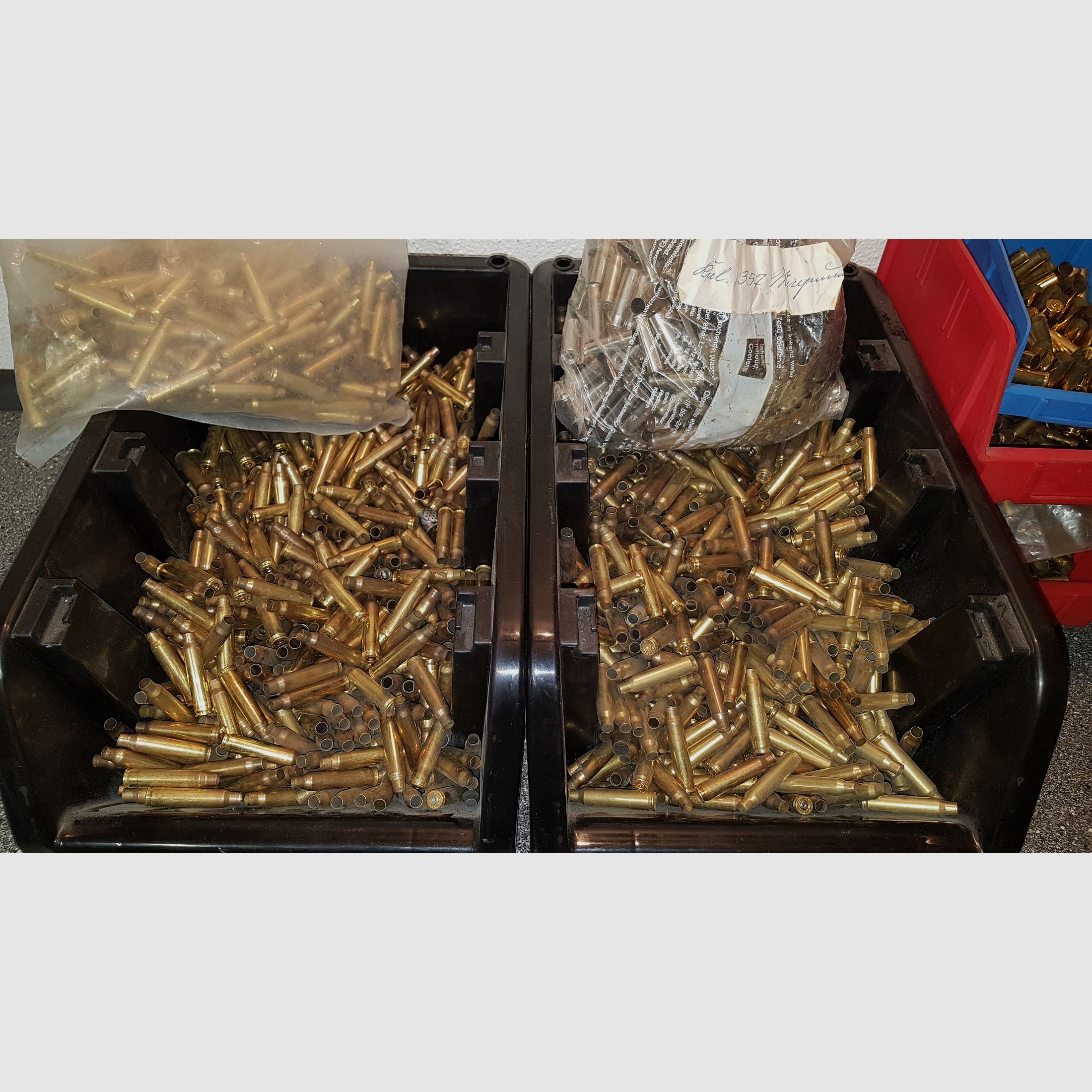 Hülsen zum Wiederladen. 223 Rem, .308 Win, .357, div S&B, Geco -+20Kg