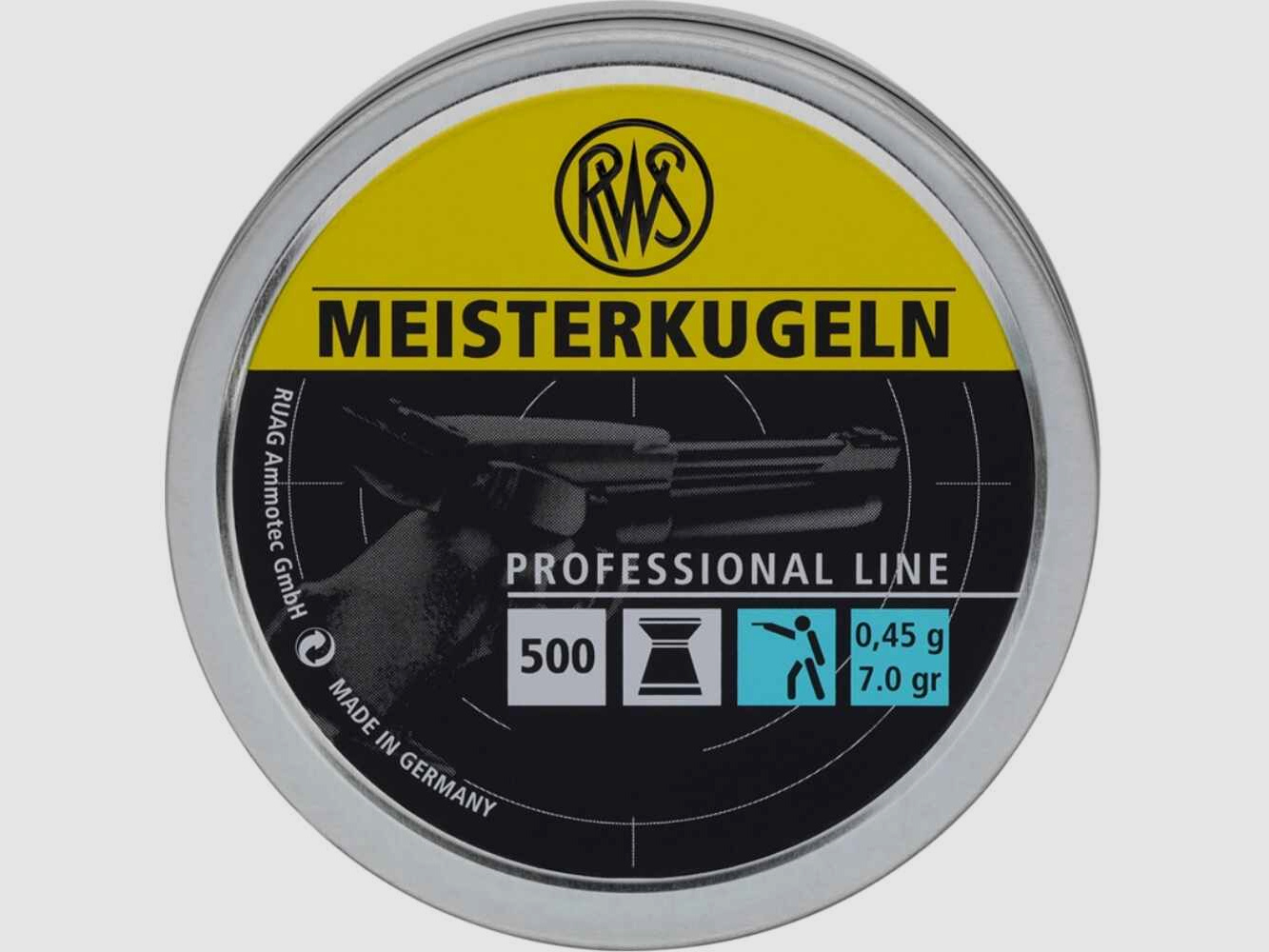 RWS 4,49mm Diabolo Meisterkugel 0,45g