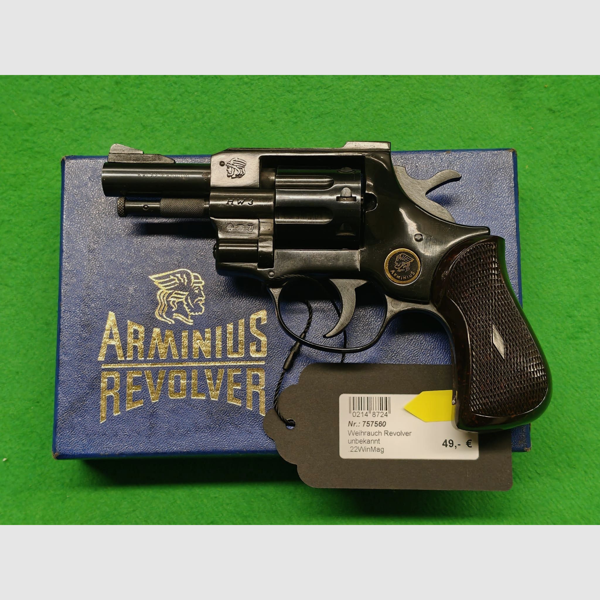 Weihrauch Arminius Revolver .22WinMag