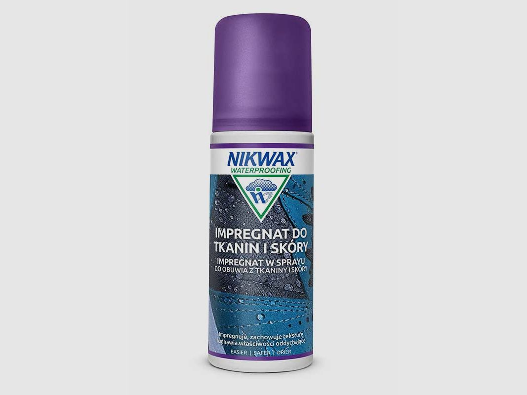 Nikwax – Impermeabilizante para calzado – tejido y cuero, spray-on – pulverizador 125 ml