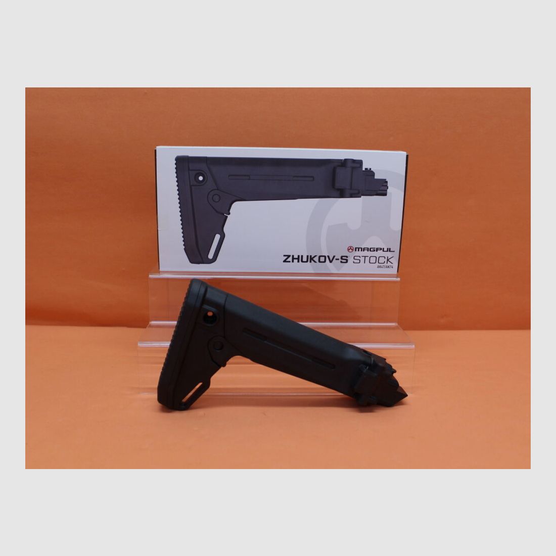 Magpul Kalashnikov AKM: Culata Zhukov-S Magpul (MAG585-BLK) Polímero Negro con soporte lateral plegable