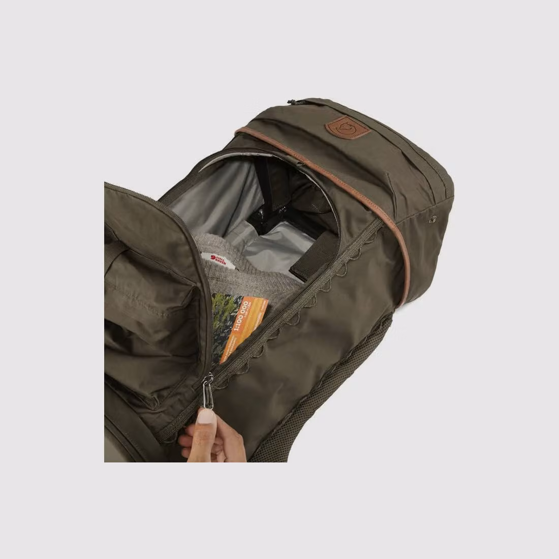 Fjällräven - Singi Stubben 27 Plecak Siedzący Dark Olive, zdjęcie 6 z 13