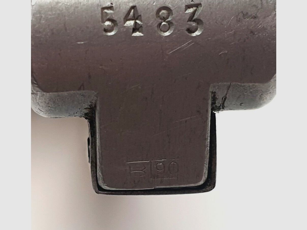MAUSER-WERKE Oberndorf GmbH Cargador original para pistola Mauser P08 - 9mm Luger - 8 disparos - Fecha K - B/90, imagen 5 de 5