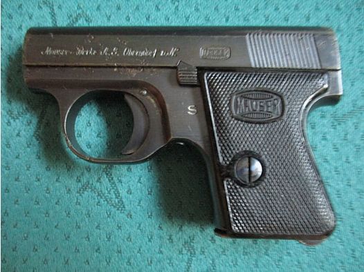 Pistole 6,35mm Mauser WTP II aus Sammlung WTP2
