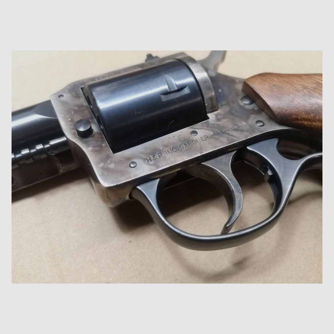 Harrington & Richardson 676 .22lr revolver met verwisselbare trommel .22WMR