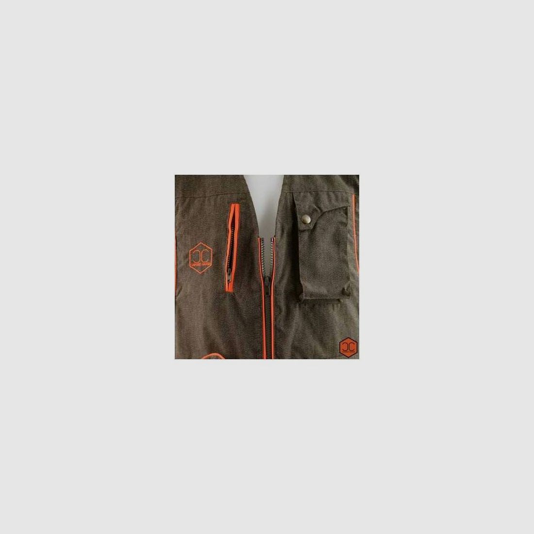 GILET KAMIKAZE ORANGE Capone Caccia, image 3 sur 5