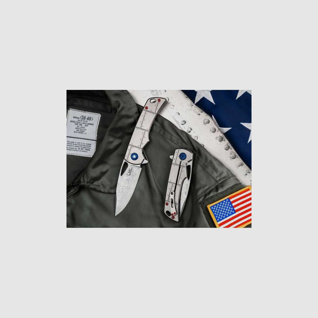 Böker Plus P-51 Damast Titan zakmes