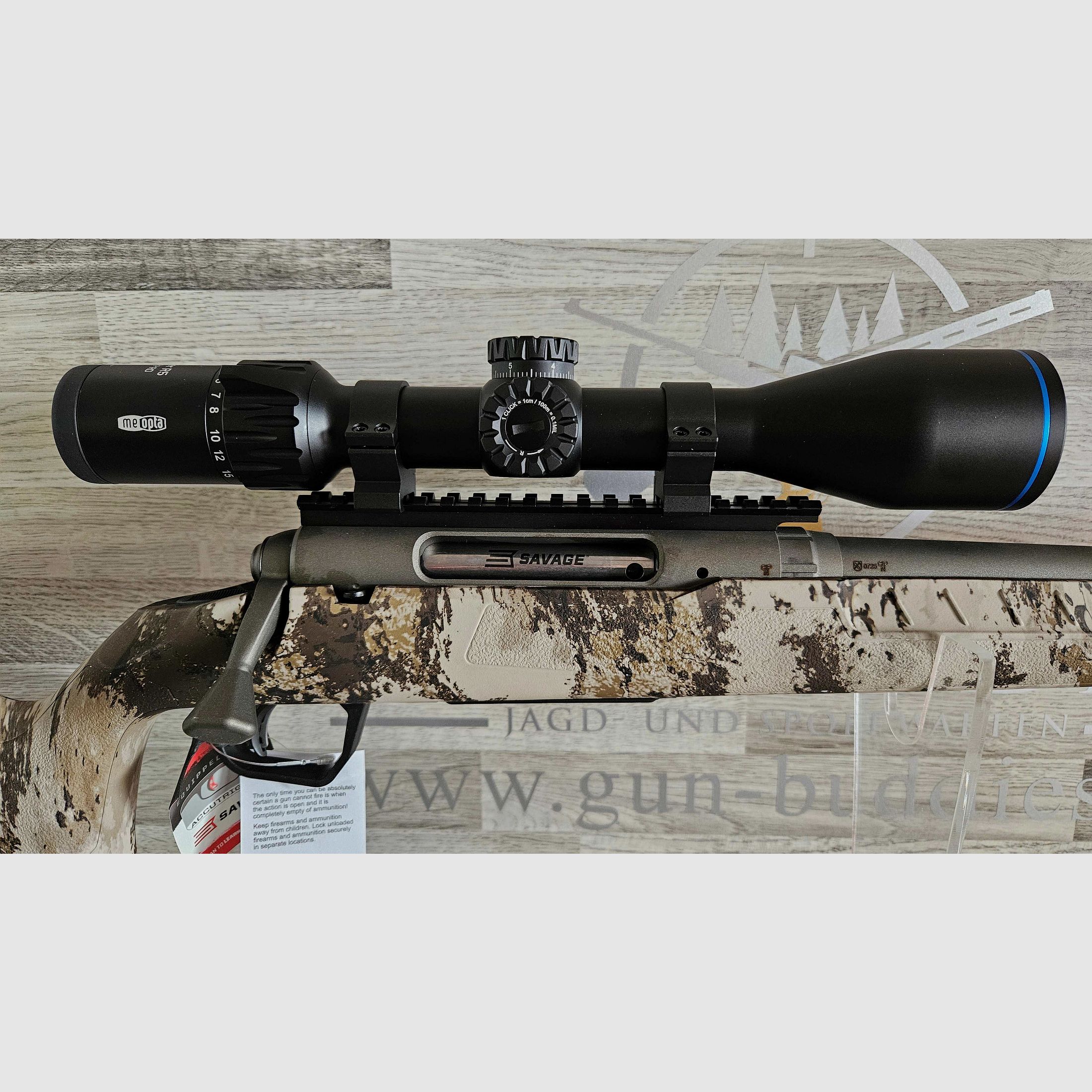 Savage AXIS II PRO Western .22-250 Rem. - Ensemble complet - Produit neuf du commerce spécialisé