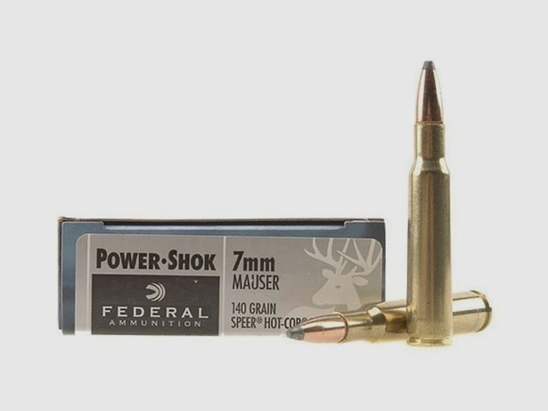 Federal Power-Shok 7mm Mauser 140GR JSP 20 cartridges