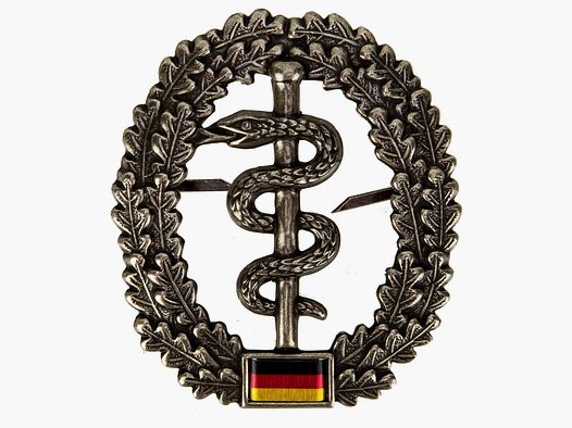 Fritzsch Abzeichen BW Barett Sanitätstruppe
