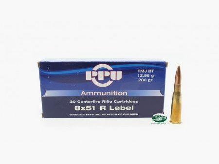 PPU PRVI PARTIZAN Municiones cal. 8x50 R Lebel 200gr FMJBT