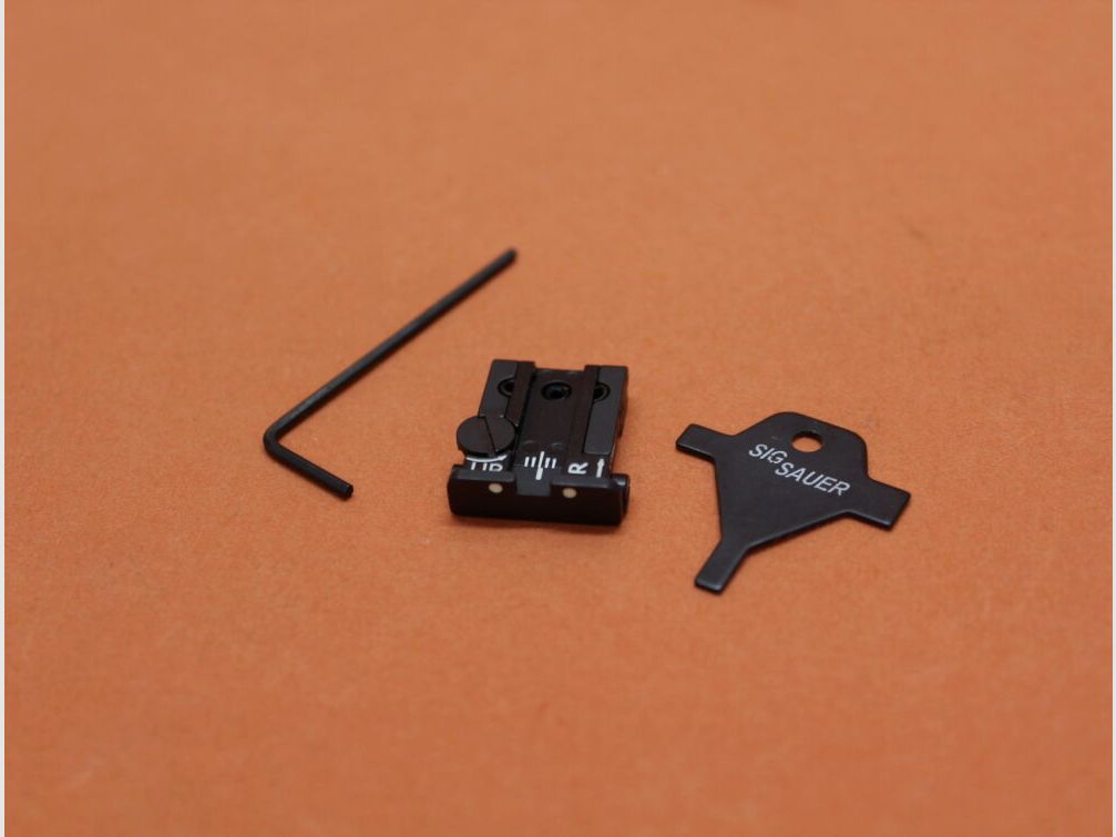 SIG Sauer SIG Sauer: Mikrometervisier LPA (TPU) voor P226LDC Kimmenblad 2-Dot met contrastpunten