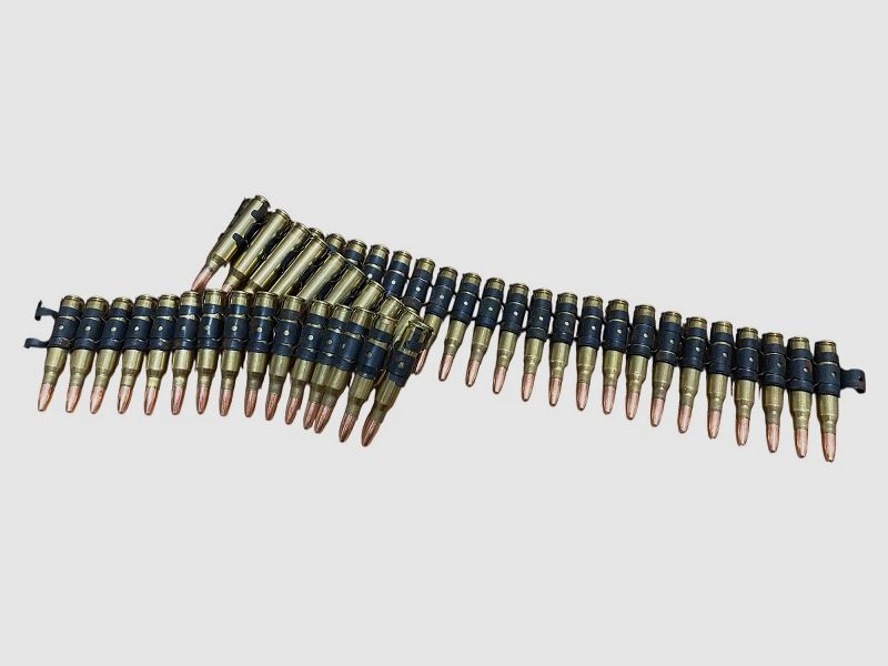 MG4 Belt Dummy Rounds NATO Caliber 5.56x45mm