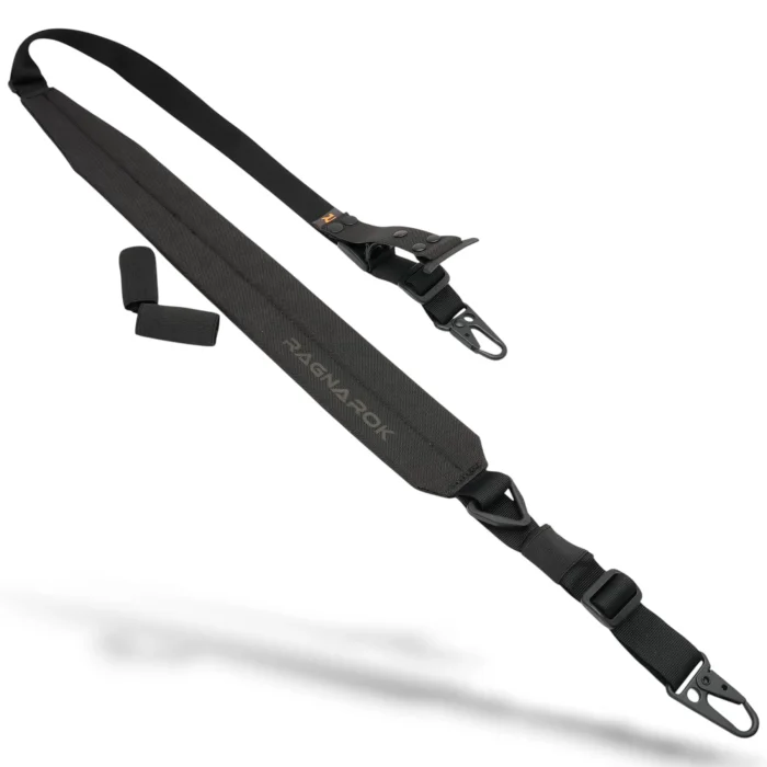 RAGNAROK rifle sling, single-/two-point, with wide shoulder pad RAGNARR HK – Black