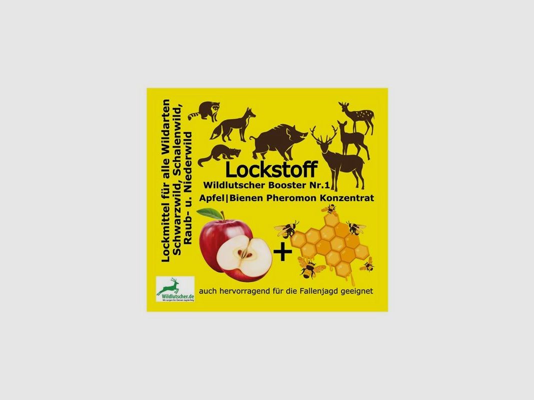 Wildlutscher Flüssigköder Booster Nr.1 Apfel/ Bienen Pheromone 100 ml