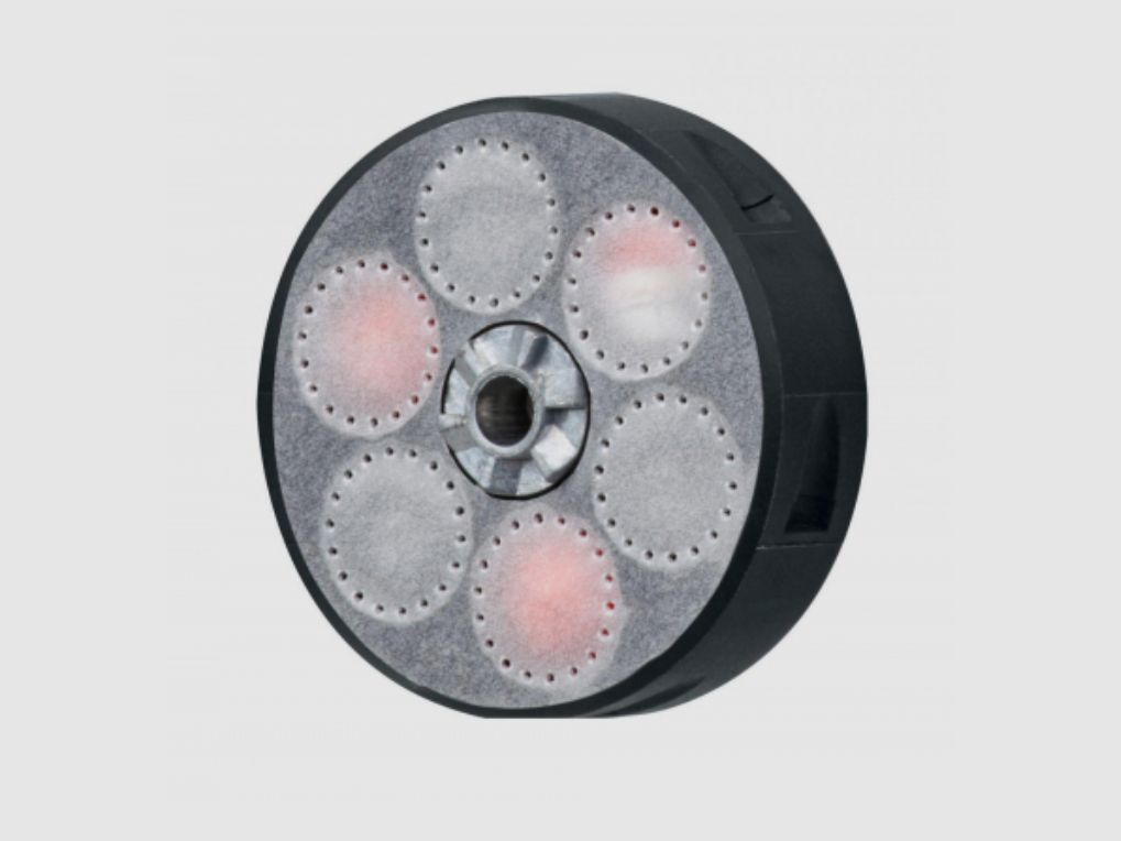 Umarex 2.3000.4 Emergency Magazine P2P HDR 50 .50, 6 Schuss 3 Rubberballs 3 Pepperballs