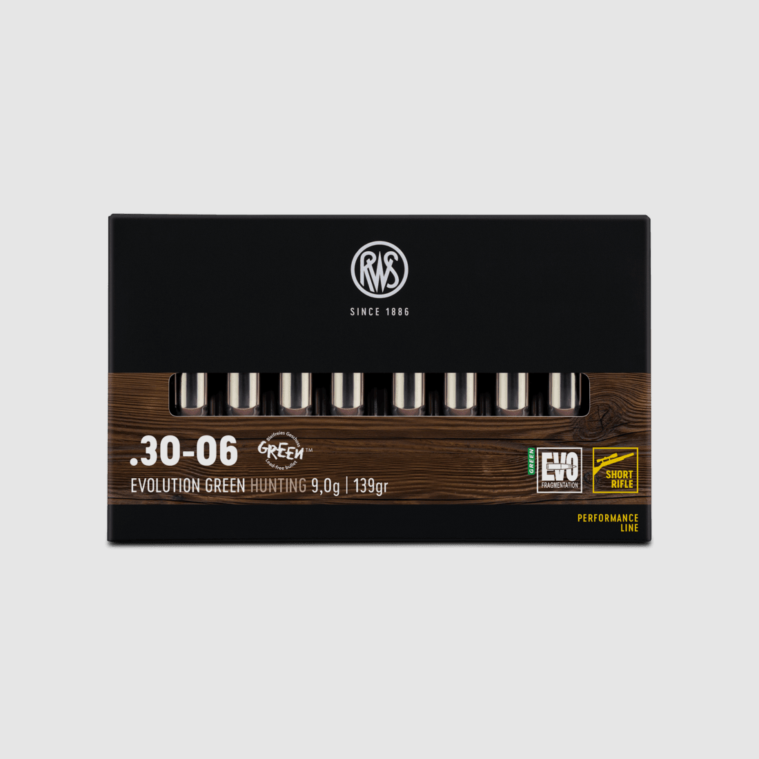 RWS .30-06 EVO GREEN Korte Geweer 139gr. - 20 Stk.