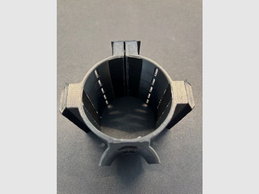 HP Max Mk1 / Mk2 | Bottle Clamp mit 3x Picatinny-Schienen - 6,5cm