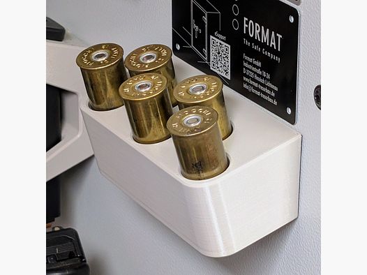 Magnetic shotgun ammunition holder for the gun cabinet - accessories for the gun cabinet