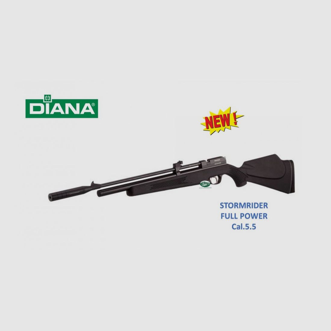 DIANA STORMRIDER Black Cal.5.5 full power