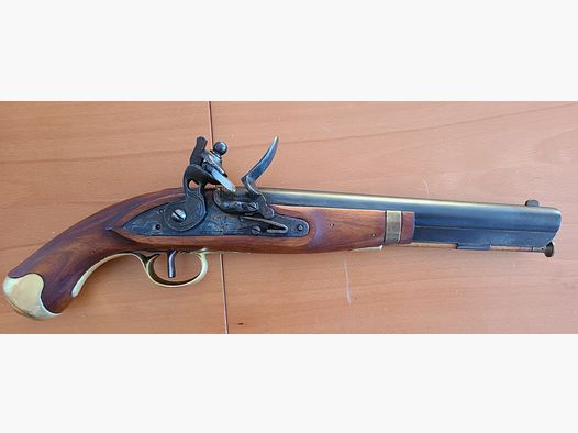 PISTOLA A CARICATORE ANTERIORE / cal. SCONOSCIUTO / POLVERE NERA / US / IMPUGNATURA IN LEGNO / 1382 / DIFETTOSA