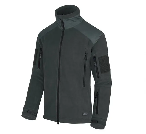 Helikon-Tex – Very warm men's fleece jacket LIBERTY – Double Fleece Jungle Green